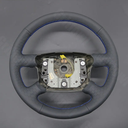 Griffowl Steering Wheel Cover for Bespoke Hatchback Seat Alhambra 2000-2010. Perfect grip with our steering wheel wrap and custom interior touch.
