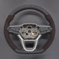 Griffowl Steering Wheel Cover for Bespoke Hatchback Seat Ibiza 6F Leon IV 2020-2025. Hand-sewn kit for drivers seeking precision and comfort.
