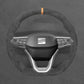 Griffowl Steering Wheel Cover for Bespoke Hatchback Seat Ibiza 6F Leon IV 2020-2025. Hand-sewn kit for drivers seeking precision and comfort.
