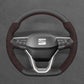 Griffowl Steering Wheel Cover for Bespoke Hatchback Seat Ibiza 6F Leon IV 2020-2025. Hand-sewn kit for drivers seeking precision and comfort.
