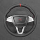 Griffowl Steering Wheel Cover for Bespoke Hatchback Seat Ibiza 6J 2012-2015. Perfect grip with our steering wheel wrap and custom interior touch.
