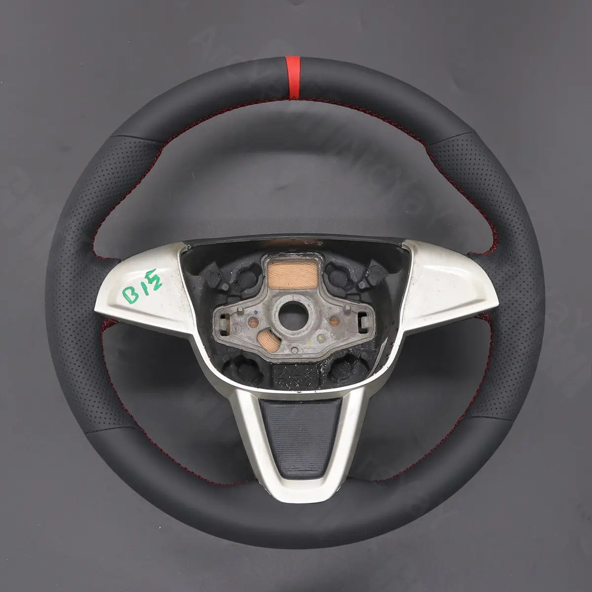 Griffowl Steering Wheel Cover for Bespoke Hatchback Seat Ibiza 6J 2012-2015. Perfect grip with our steering wheel wrap and custom interior touch.
