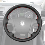 Griffowl Steering Wheel Cover for Bespoke Hatchback Skoda Fabia Roomster Octavia Superb 2004-2009. Hand-sewn DIY kit blends grip, function, and style inside.
