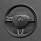 Griffowl Steering Wheel Cover for Bespoke Hatchback Skoda Fabia Scala Citigo Roomster Octavia Superb 2013-2019. Turn every drive into a luxury experience.
