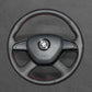 Griffowl Steering Wheel Cover for Bespoke Hatchback Skoda Roomster Octavia Superb 2013-2015. Elevate your interior with Griffowl's wrap and stitch kit.
