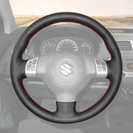 Griffowl Steering Wheel Cover for Bespoke Hatchback Suzuki Swift Sport plash 2005-2015. Elevate your interior with Griffowl's wrap and stitch kit.
