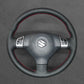 Griffowl Steering Wheel Cover for Bespoke Hatchback Suzuki Swift Sport plash 2005-2015. Elevate your interior with Griffowl's wrap and stitch kit.
