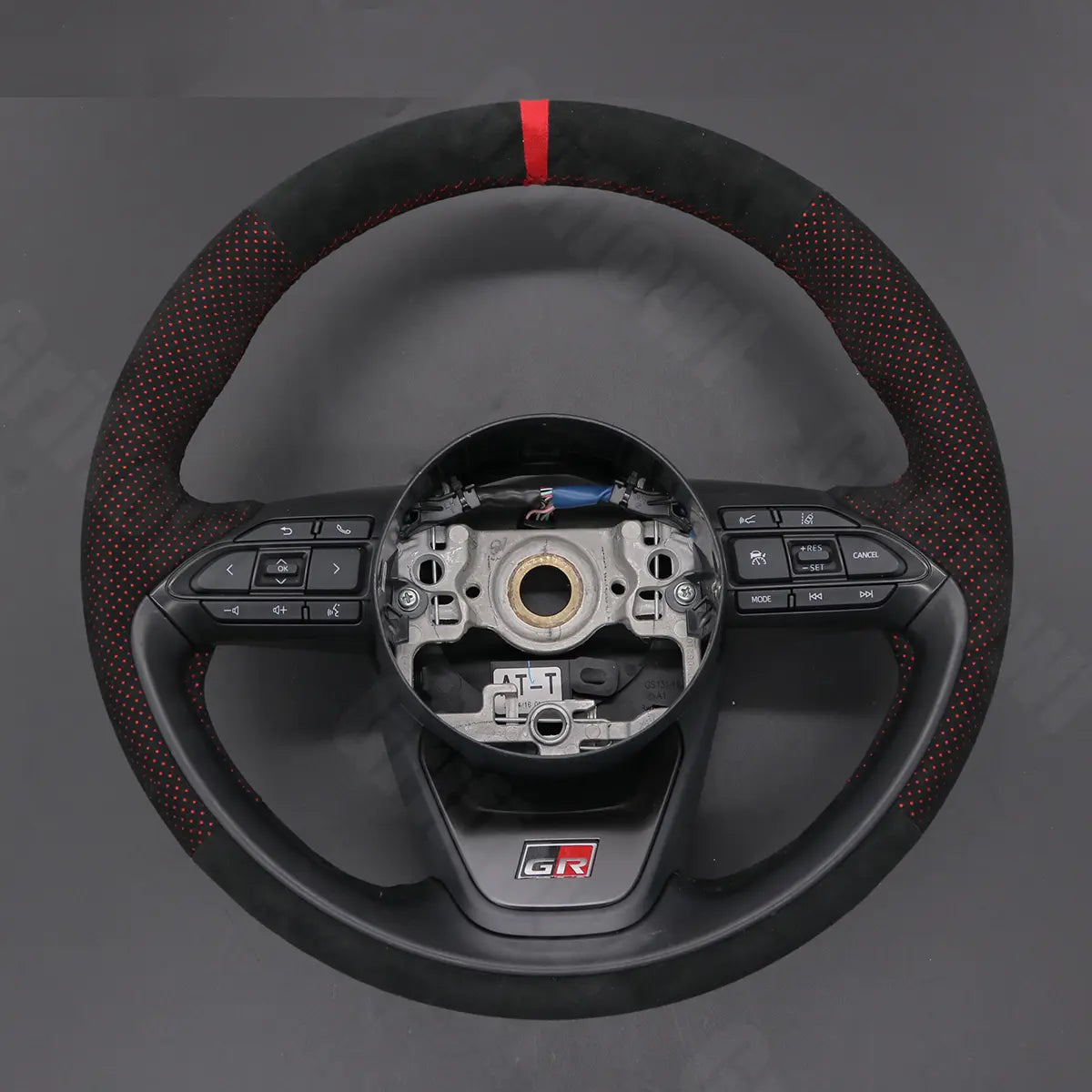 Griffowl Steering Wheel Cover for Bespoke Hatchback Toyota Aygo X Yaris IV XP210 Cross 2022-2025. Perfect grip with our steering wheel wrap and custom interior touch.