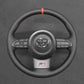 Griffowl Steering Wheel Cover for Bespoke Hatchback Toyota Corolla Yaris GR 2020-2025. Elevate your interior with Griffowl's wrap and stitch kit.