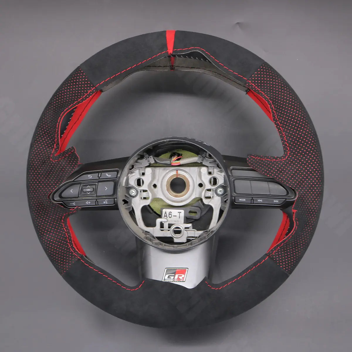 Griffowl Steering Wheel Cover for Bespoke Hatchback Toyota Corolla Yaris GR 2020-2025. Elevate your interior with Griffowl's wrap and stitch kit.