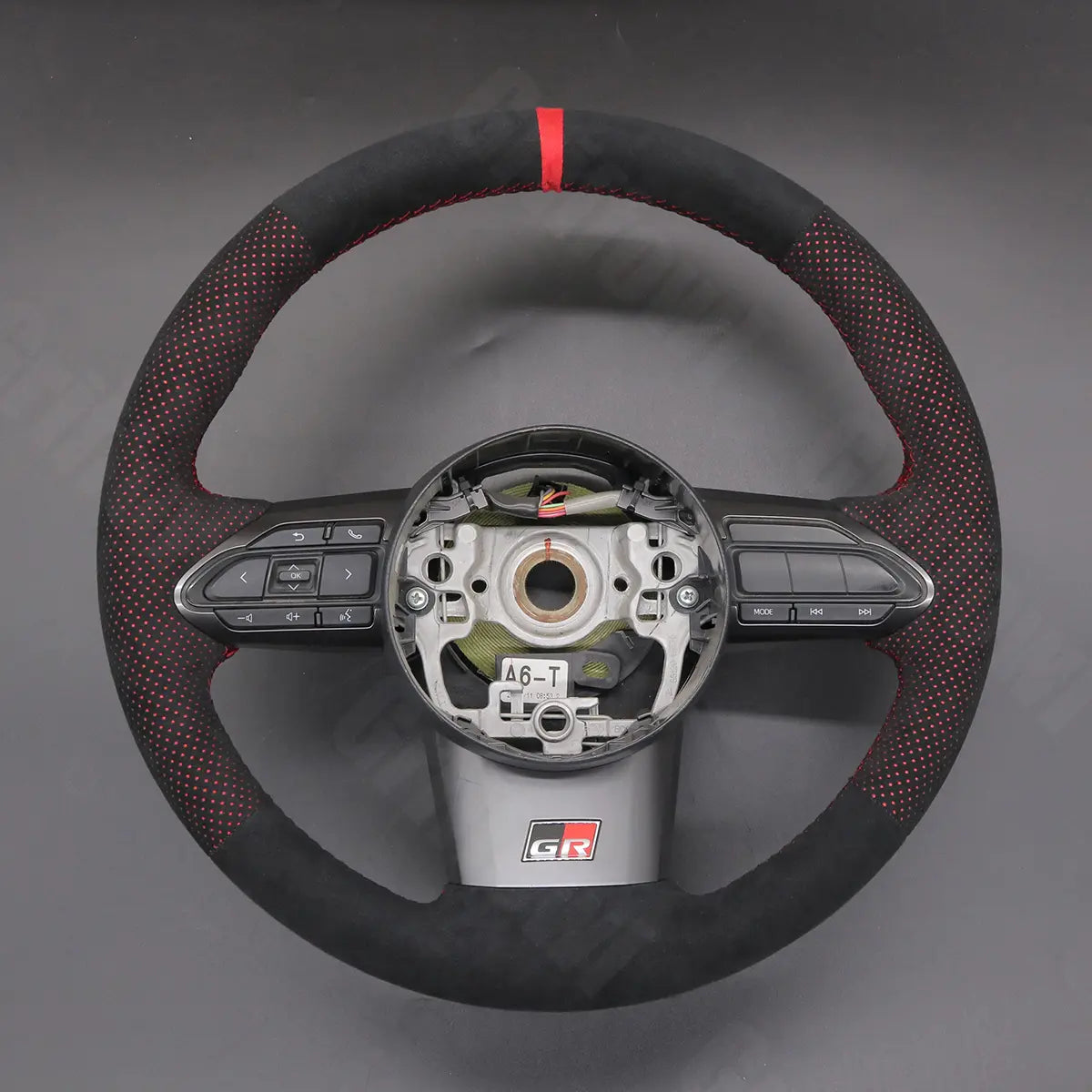 Griffowl Steering Wheel Cover for Bespoke Hatchback Toyota Corolla Yaris GR 2020-2025. Elevate your interior with Griffowl's wrap and stitch kit.