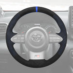 Griffowl Steering Wheel Cover for Bespoke Hatchback Toyota Corolla Yaris GR 2020-2025. Elevate your interior with Griffowl's wrap and stitch kit.