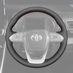 Griffowl Steering Wheel Cover for Bespoke Hatchback Toyota Noah Voxy 2022-2025. For refined interior upgrades using our wrap and stitch kit.