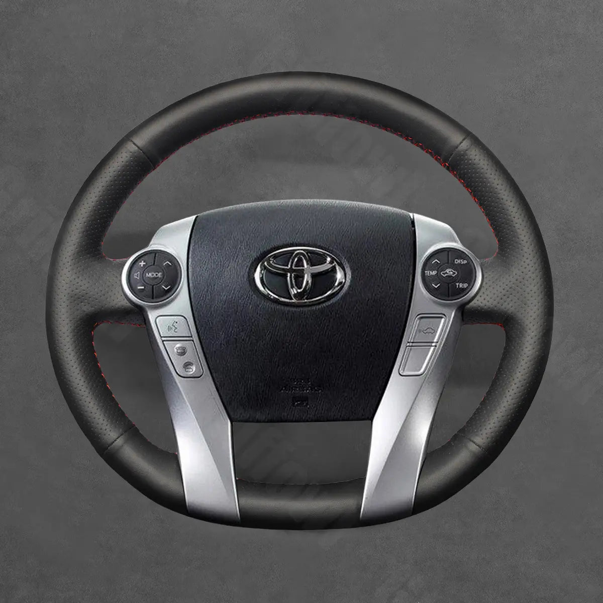 Griffowl Steering Wheel Cover for Bespoke Hatchback Toyota Prius 30 XW30 Prius+ Prius C Prius V 2009-2020. Premium kit for drivers who love to hand sew and DIY.