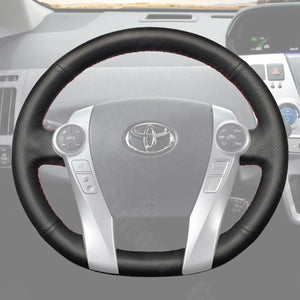 Griffowl Steering Wheel Cover for Bespoke Hatchback Toyota Prius 30 XW30 Prius+ Prius C Prius V 2009-2020. Premium kit for drivers who love to hand sew and DIY.