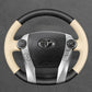 Griffowl Steering Wheel Cover for Bespoke Hatchback Toyota Prius 30 XW30 Prius+ Prius C Prius V 2009-2020. Premium kit for drivers who love to hand sew and DIY.