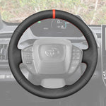 Griffowl Steering Wheel Cover for Bespoke Hatchback Toyota Prius VI XW60 Prius Prime bZ4X 2023-2025. Elevate your interior with Griffowl's wrap and stitch kit.