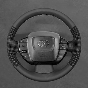 Griffowl Steering Wheel Cover for Bespoke Hatchback Toyota Prius VI XW60 Prius Prime bZ4X 2023-2025. Elevate your interior with Griffowl's wrap and stitch kit.