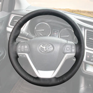 Griffowl Steering Wheel Cover for Bespoke Hatchback Toyota Sienna 2015-2020. Perfect grip with our steering wheel wrap and custom interior touch.