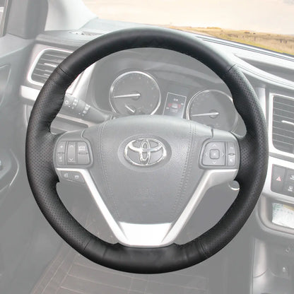 Griffowl Steering Wheel Cover for Bespoke Hatchback Toyota Sienna 2015-2020. Perfect grip with our steering wheel wrap and custom interior touch.