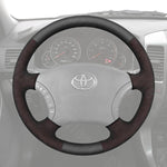 Griffowl Steering Wheel Cover for Bespoke Hatchback Toyota Sienna Alphard Estima Voxy Noah Verso HiAce TownAce 2003-2020. Compact, hand-sewn DIY wrap for quick interior mods and grip upgrade.