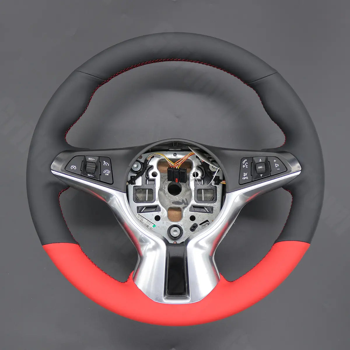 Griffowl Steering Wheel Cover for Bespoke Hatchback Vauxhall Adam 2012-2020. Perfect grip with our steering wheel wrap and custom interior touch.
