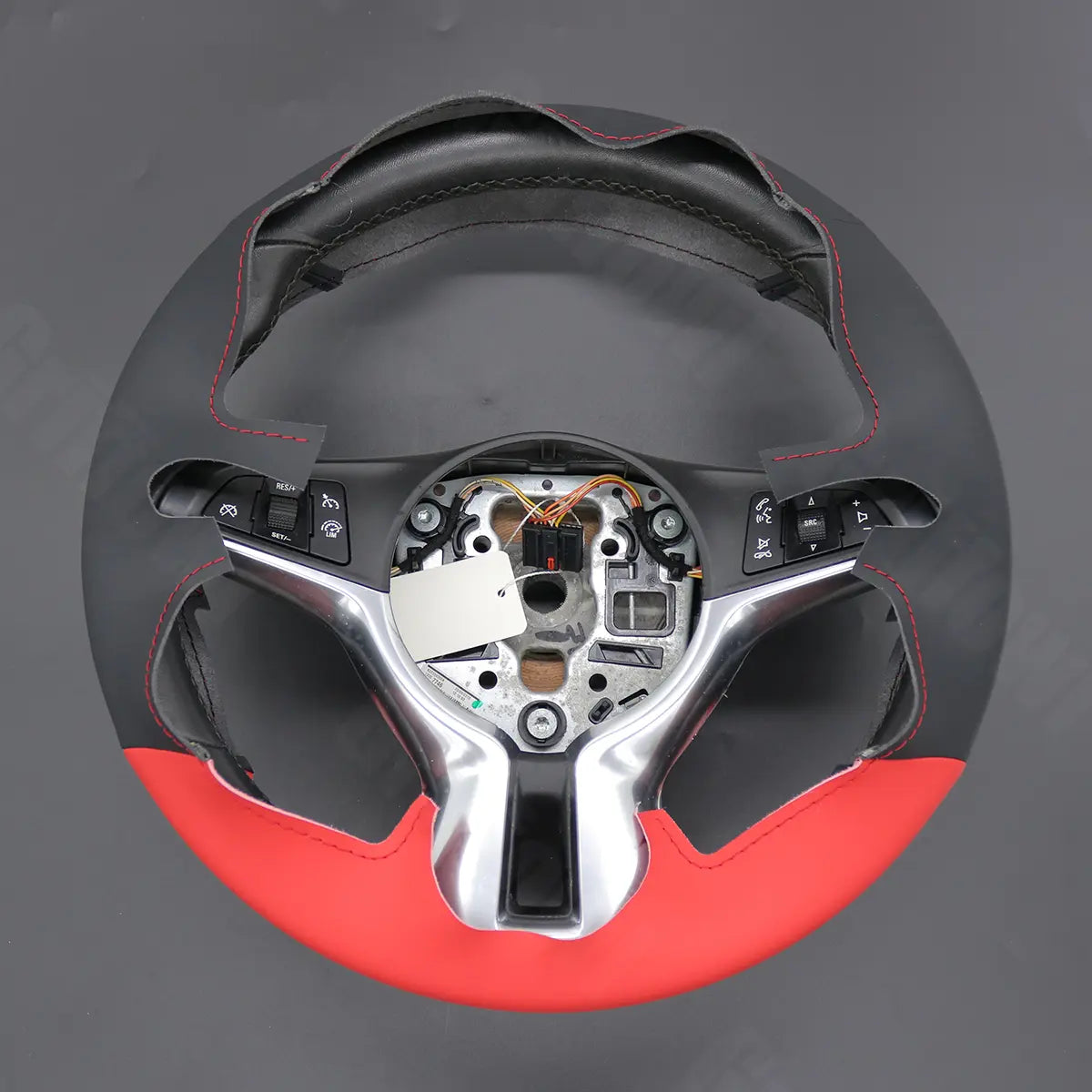 Griffowl Steering Wheel Cover for Bespoke Hatchback Vauxhall Adam 2012-2020. Perfect grip with our steering wheel wrap and custom interior touch.
