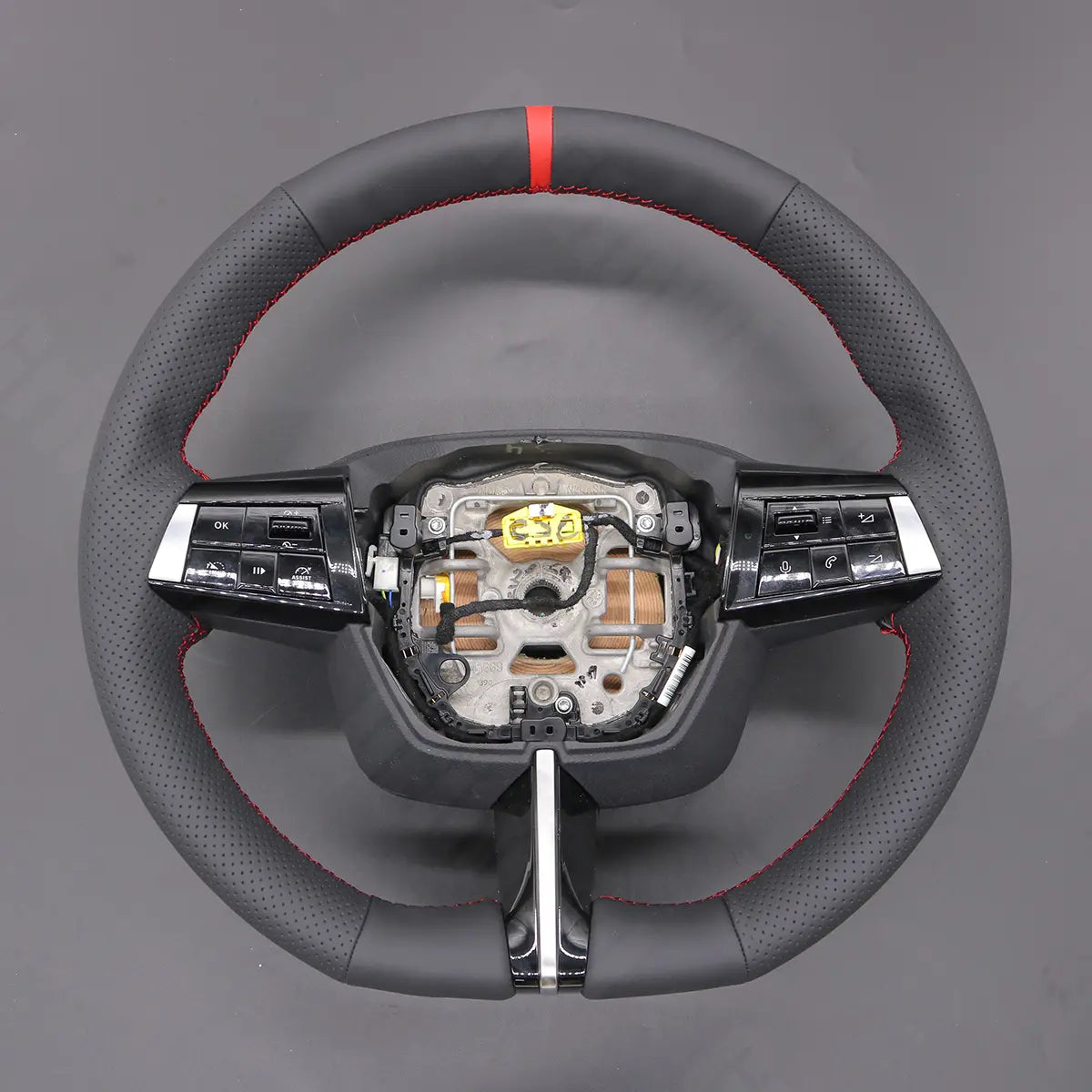 Griffowl Steering Wheel Cover for Bespoke Hatchback Vauxhall Astra Mk8 2022-2024. For refined interior upgrades using our wrap and stitch kit.
