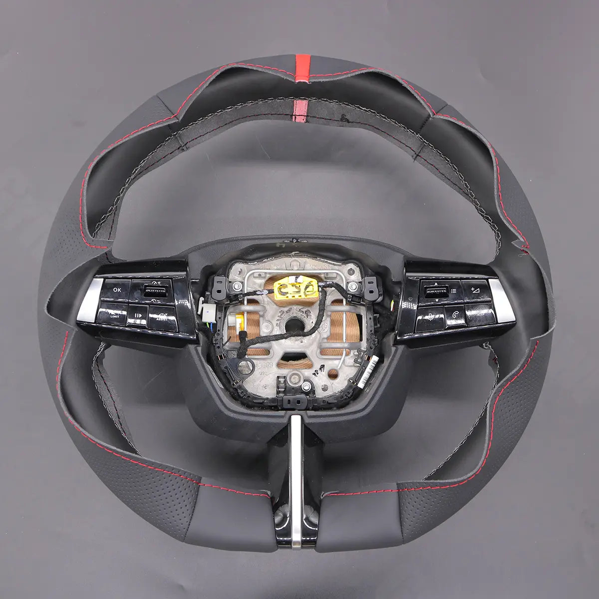 Griffowl Steering Wheel Cover for Bespoke Hatchback Vauxhall Astra Mk8 2022-2024. For refined interior upgrades using our wrap and stitch kit.
