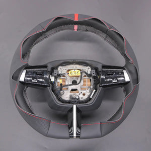Griffowl Steering Wheel Cover for Bespoke Hatchback Vauxhall Astra Mk8 2022-2024. For refined interior upgrades using our wrap and stitch kit.
