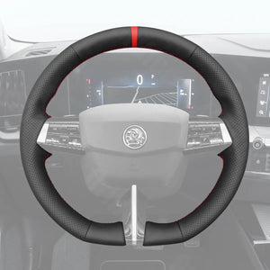 Griffowl Steering Wheel Cover for Bespoke Hatchback Vauxhall Astra Mk8 2022-2024. For refined interior upgrades using our wrap and stitch kit.

