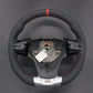 Griffowl Steering Wheel Cover for Bespoke Hatchback Vauxhall Corsa D OPC 2007-2015. Hand-sewn kit for drivers seeking precision and comfort.
