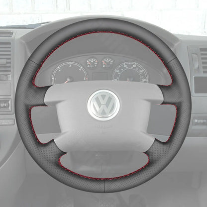Griffowl Steering Wheel Cover for Bespoke Hatchback Volkswagen VW Caddy Multivan Transporter 5 T5 2003-2009. Turn every drive into a luxury experience.
