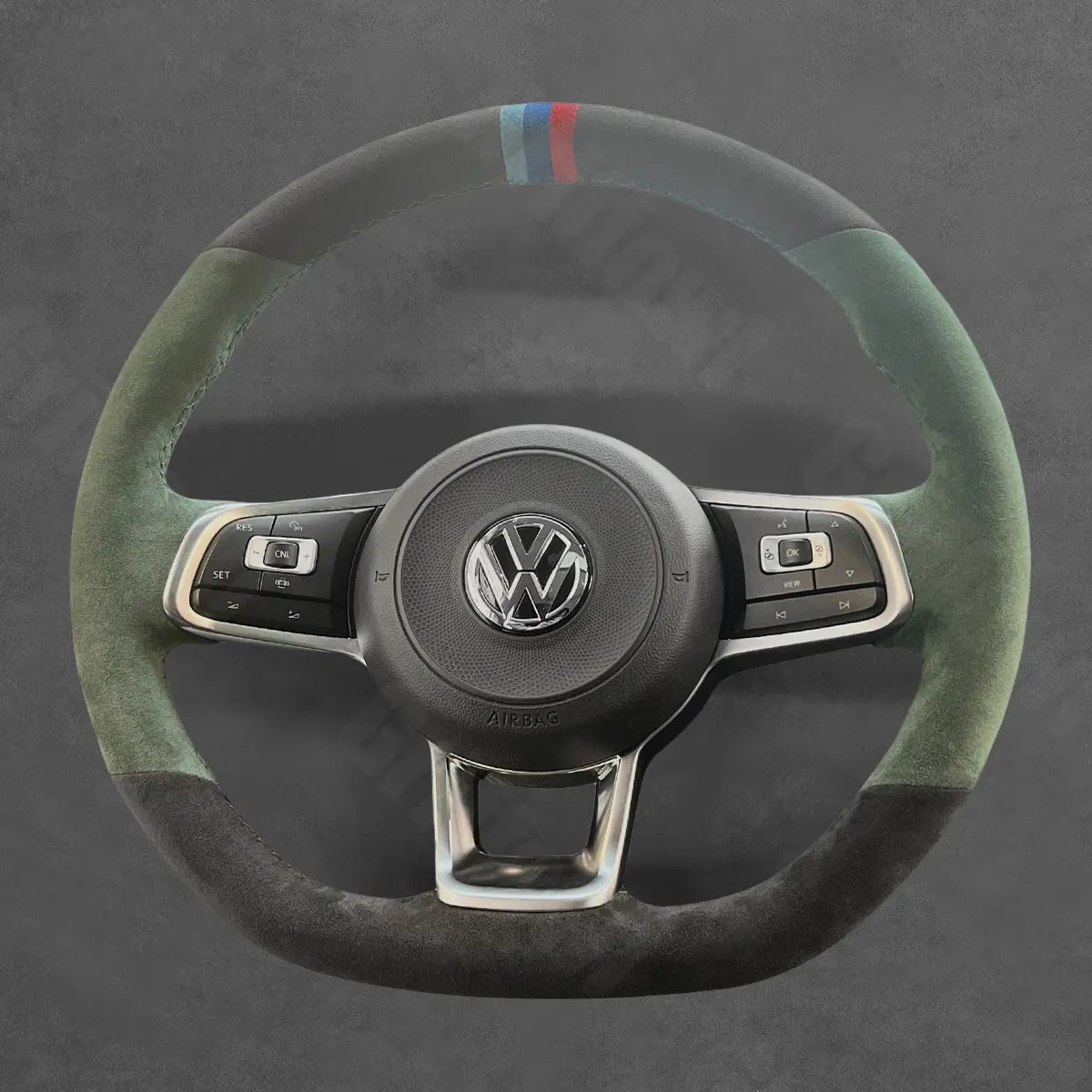 Customized Sedan Steering Wheel Cover for Volkswagen VW Arteon R Line Jetta GLI 2015-2020