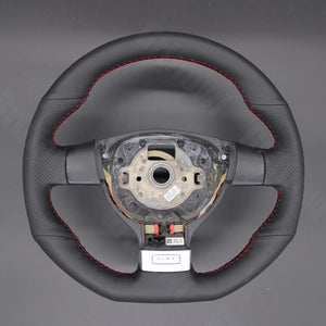 Griffowl Steering Wheel Cover for Bespoke Hatchback Volkswagen VW Golf GTI Mk5 Golf R32 Scirocco 2005-2009. Turn every drive into a luxury experience.
