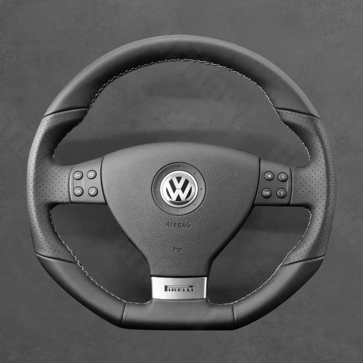 Griffowl Steering Wheel Cover for Bespoke Hatchback Volkswagen VW Golf GTI Mk5 Golf R32 Scirocco 2005-2009. Turn every drive into a luxury experience.
