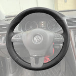 Griffowl Steering Wheel Cover for Bespoke Hatchback Volkswagen VW Golf Mk6 Touran Sharan Multivan T5 Transporter 2009-2015. Compact, hand-sewn DIY wrap for quick interior mods and grip upgrade.
