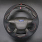 Griffowl Steering Wheel Cover for Bespoke Hatchback Ford Focus Mk3 C MAX Grand C MAX Escape Kuga 2010-2015. Elevate your interior with Griffowl's wrap and stitch kit.
