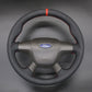 Griffowl Steering Wheel Cover for Bespoke Hatchback Ford Focus Mk3 C MAX Grand C MAX Escape Kuga 2010-2015. Elevate your interior with Griffowl's wrap and stitch kit.