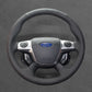 Griffowl Steering Wheel Cover for Bespoke Hatchback Ford Focus Mk3 C MAX Grand C MAX Escape Kuga 2010-2015. Elevate your interior with Griffowl's wrap and stitch kit.