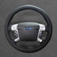Griffowl Steering Wheel Cover for Bespoke Ford S MAX Galaxy Mondeo Mk4 2006-2015. For refined interior upgrades using our wrap and stitch kit.