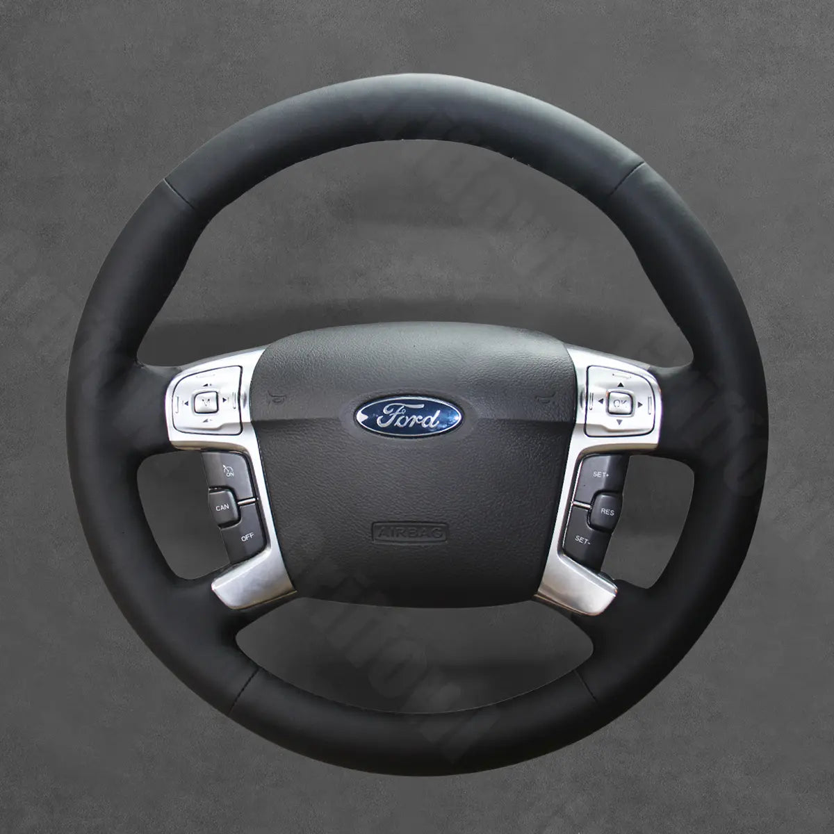 Griffowl Steering Wheel Cover for Bespoke Ford S MAX Galaxy Mondeo Mk4 2006-2015. For refined interior upgrades using our wrap and stitch kit.