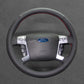 Griffowl Steering Wheel Cover for Bespoke Ford S MAX Galaxy Mondeo Mk4 2006-2015. For refined interior upgrades using our wrap and stitch kit.