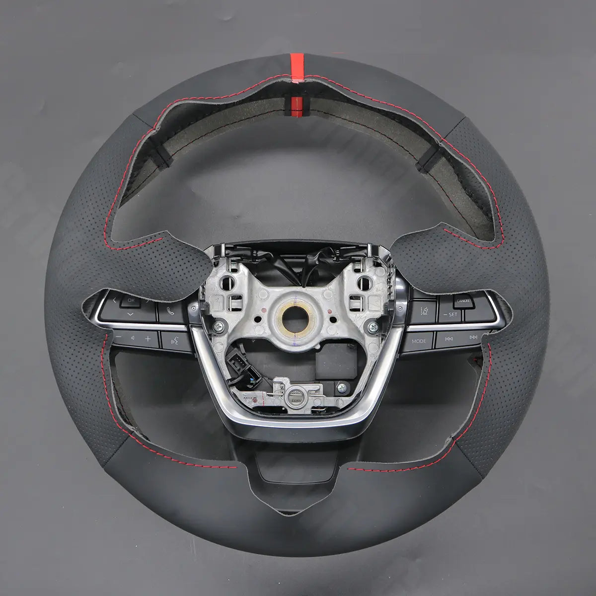 Griffowl Steering Wheel Cover for Bespoke Toyota Sienna Isis-Grand Highlander Kluger 2007-2025. For refined interior upgrades using our wrap and stitch kit.