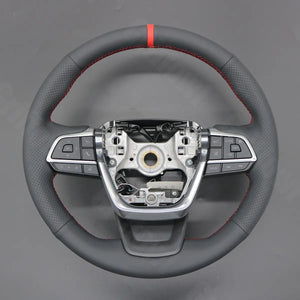 Griffowl Steering Wheel Cover for Bespoke Toyota Sienna Isis-Grand Highlander Kluger 2007-2025. For refined interior upgrades using our wrap and stitch kit.