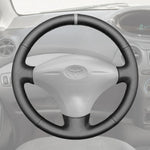 Griffowl Steering Wheel Cover for Bespoke Hatchback Toyota Succeed Probox Yaris Verso 1999-2014. Hand-sewn kit for drivers seeking precision and comfort.