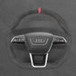 Griffowl Steering Wheel Cover for Crafted Touring Audi A6 Avant Allroad C8 4K 2018-2022. Elevate your interior with Griffowl's wrap and stitch kit.