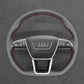 Griffowl Steering Wheel Cover for Crafted Touring Audi A6 Avant Allroad C8 4K 2018-2022. Elevate your interior with Griffowl's wrap and stitch kit.