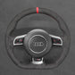 Griffowl Steering Wheel Cover for Crafted Touring Audi RS 6 Avant 2008-2010. Perfect grip with our steering wheel wrap and custom interior touch.