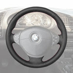 Griffowl Steering Wheel Cover for Crafted Touring BMW 3 Series E36 5 Series E39 1996-2001. Elevate your interior with Griffowl's wrap and stitch kit.